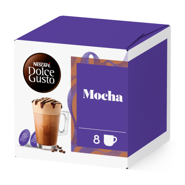 Mocha Coffee Capsules - Rich Chocolate Delight | NESCAFÉ® Dolce Gusto®