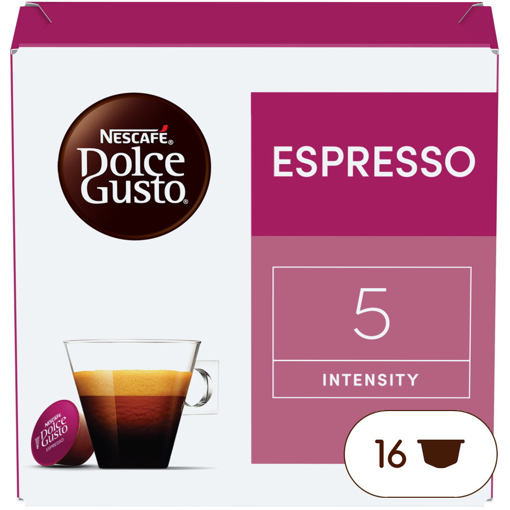 Espresso Black Coffee Capsules NESCAFE Dolce Gusto